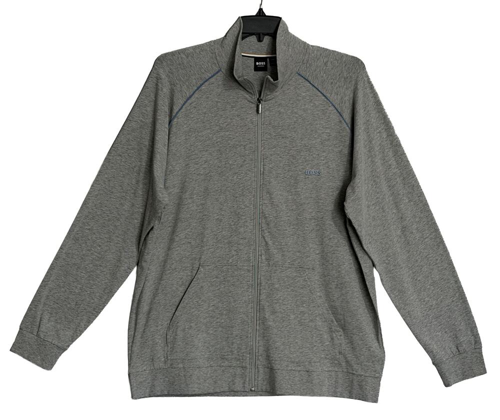 Boss Full Zip Sweatshirt Men's 3XL Mix & Match Jacket Z Lightweight Grey NWT